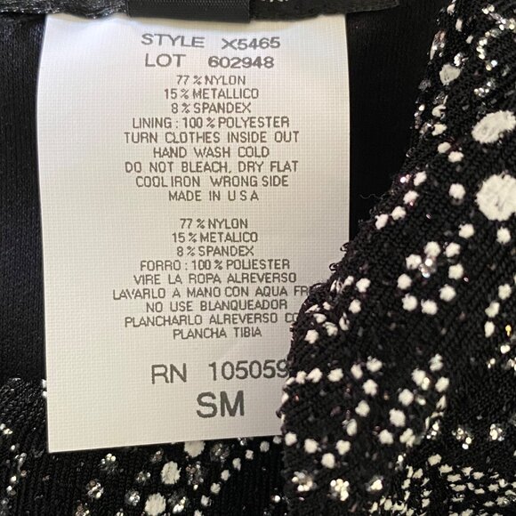 Xscape by Joanna Chen NWT Beaded Evening Two-Piece Jacket Set, Black Women's S - Picture 13 of 14